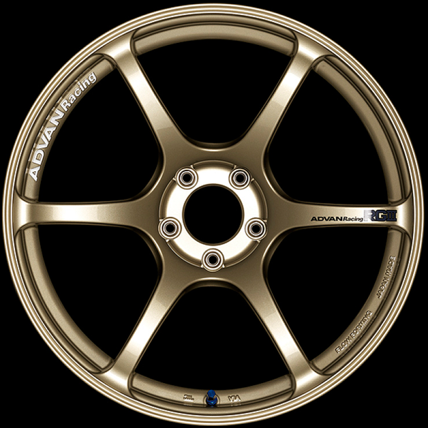 Advan RGIII 19x8.5 +45 5-114.3 Racing Gold Metallic Wheel