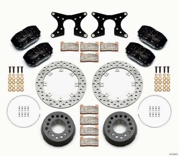 Wilwood Dynapro Lug Mount Dual Rear Dynamic Kit SA Drilled 58-64 Olds/Pont 1/2in Studs