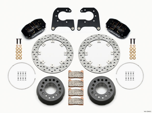 Wilwood Dynapro Lug Mount Single Rear Dynamic Kit SA Drilled 58-64 Olds/Pont 1/2in Studs