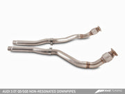 AWE Tuning Audi 8R Q5 3.2L Non-Resonated Exhaust System (Downpipe-Back) - Diamond Black Tips