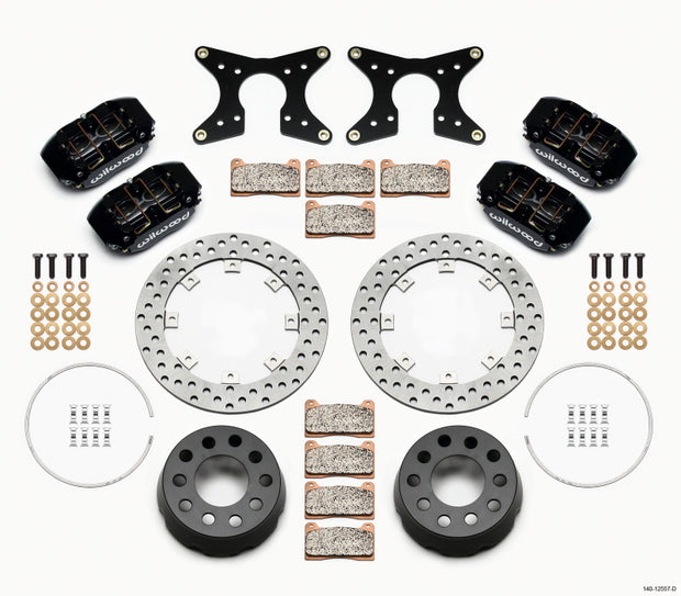 Wilwood Dynapro Lug Mount Dual Rear Dynamic Kit SA Drilled M-W/Lamb Ends .690in Studs