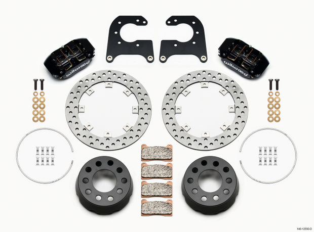 Wilwood Dynapro Lug Mount Single Rear Dynamic Kit SA Drilled 58-64 Olds/Pont .690in Studs