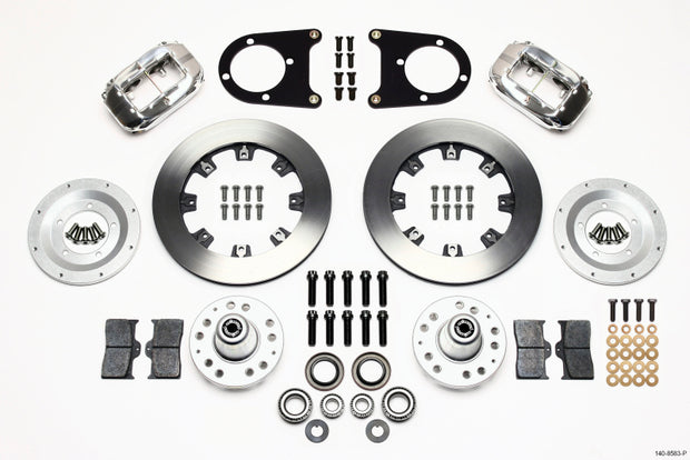 Wilwood Forged Dynalite Front Kit 12.19in Polished 37-48 Ford Psgr. Car Spindle
