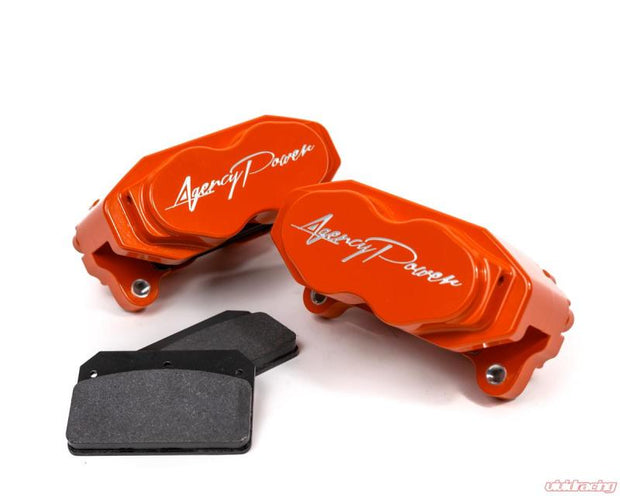Agency Power Big Brake Kit Front and Rear Orange Can-Am Maverick X3 Turbo 14-18