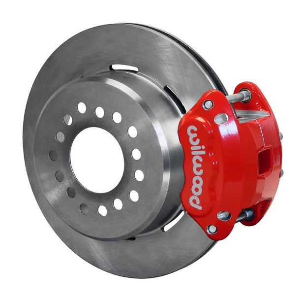 Wilwood D154 P/S Park Brake Kit Red Big Ford New Style 2.36in Offset