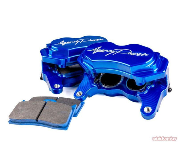 Agency Power Big Brake Kit Front and Rear Blue Ice Polaris RZR Turbo 14-18