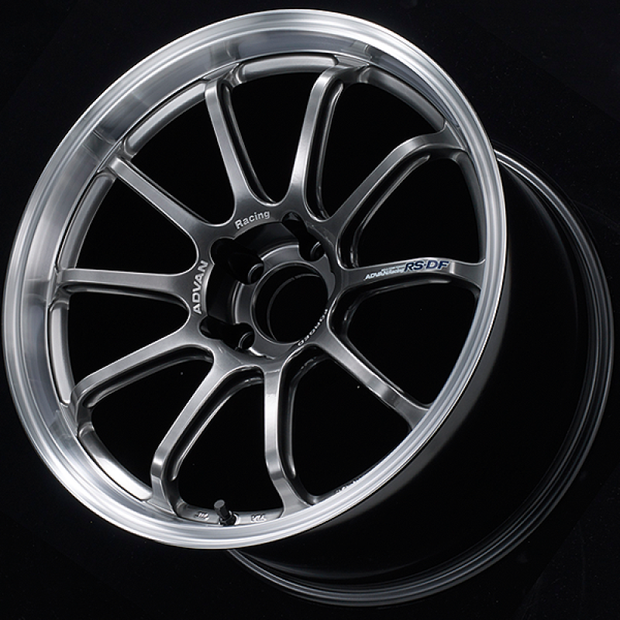 Advan RS-DF Progressive 18x9.5 +29 5-114.3 Machining & Racing Hyper Black Wheel