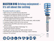 Bilstein B16 (PSS10) Front & Rear Performance Sus System 2015 VW Golf w/ 50mm Outside Dia Strut