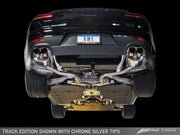 AWE Tuning Panamera 2/4 Track Edition Exhaust (2014+) - w/Chrome Silver Tips