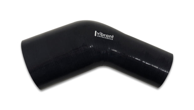 Vibrant 45 Degree Silicone Transition Elbow Hose ID 3.50in x 2.50in