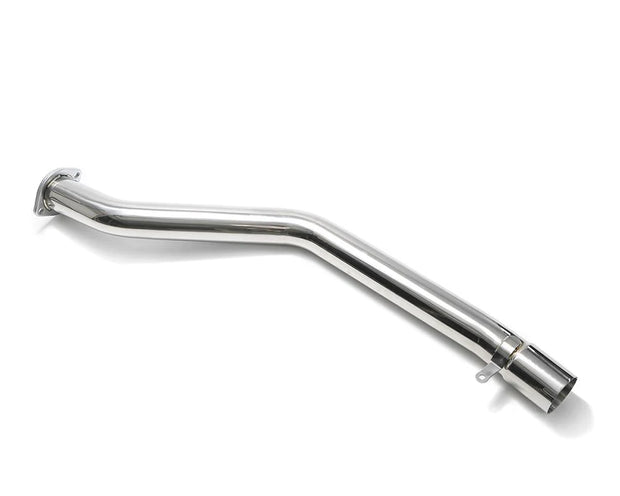 ARMYTRIX Stainless Steel Valvetronic Catback Exhaust System Dual Chrome Silver Tips BMW 340i | 440i F3X 2016-2020