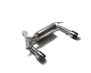 ARMYTRIX Stainless Steel Exhaust System Dual Titanium Tips Ford  Focus RS MKIII 2016-2019