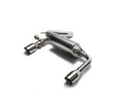 ARMYTRIX Stainless Steel Exhaust System Dual Chrome Tips Ford  Focus RS MKIII 2016-2019