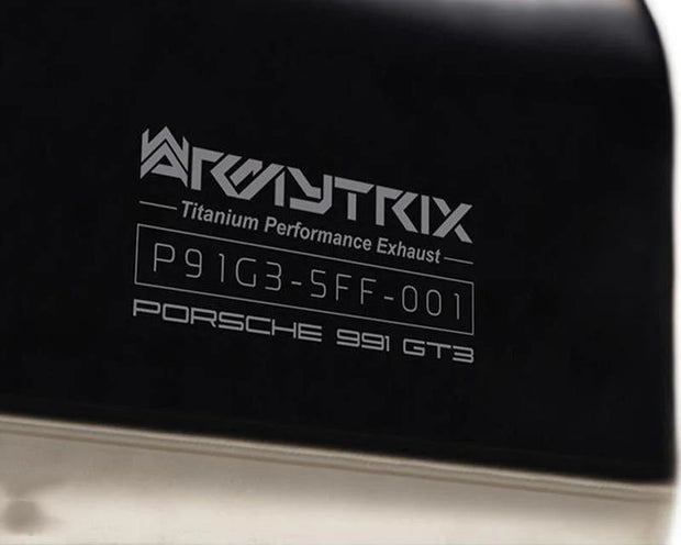 ARMYTRIX Stainless Steel Valvetronic Exhaust System Dual Blue Coated Tips Porsche 991 GT3 | GT3 RS 2014-2019