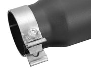 aFe MACHForce XP 3in Inlet x 4in Outlet x 9in Length Clamp-On Black Tip