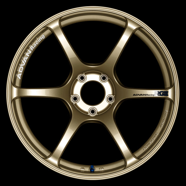 Advan RGIII 18x9.5 +45 5-114.3 Racing Gold Metallic Wheel