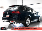 AWE Tuning VW MK7 Golf Alltrack/Sportwagen 4Motion Touring Edition Exhaust - Polished Silver Tips