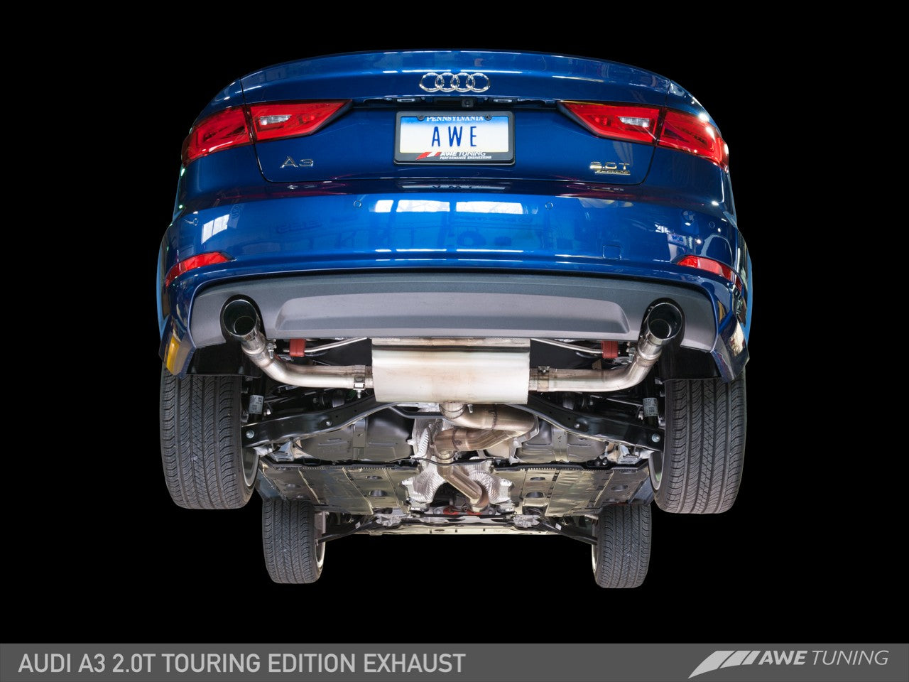 AWE Tuning Audi C7.5 A6 3.0T Touring Edition Exhaust - Quad Outlet