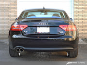 AWE Touring Edition Exhaust for B8 A5 2.0T - Single Outlet, Polished Silver Tips