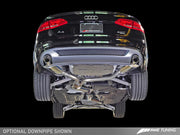 AWE Touring Edition Exhaust for B8 A4 2.0T - Dual Outlet, Polished Silver Tips