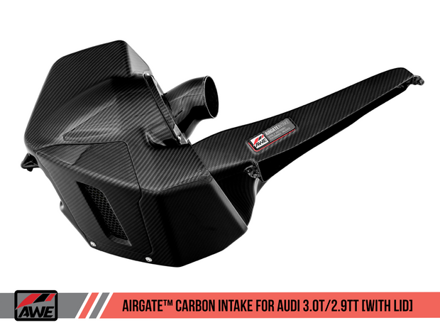 AWE AirGate™ Carbon Fiber Intake for Audi B9 3.0T / 2.9TT - With Lid