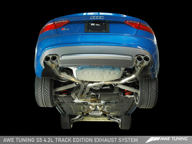 AWE Track Edition Exhaust System for B8 S5 4.2L