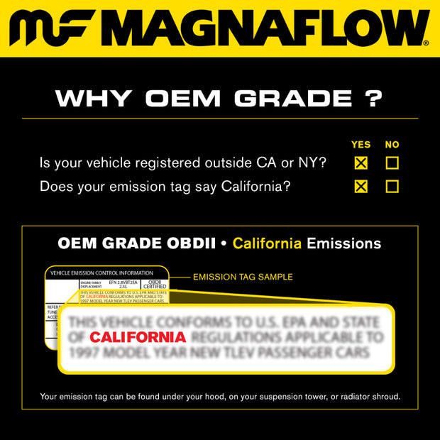 MagnaFlow Conv DF 05-09 Audi A4 2.0 turbo OEM