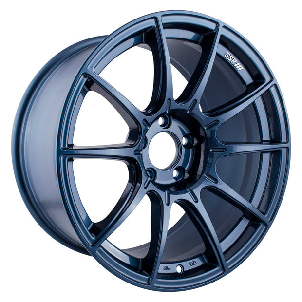 SSR GTX01 18x9.5 5x114.3 22mm Offset Blue Gunmetal Wheel (Min Qty. of 40 S/O, No Cancellations)