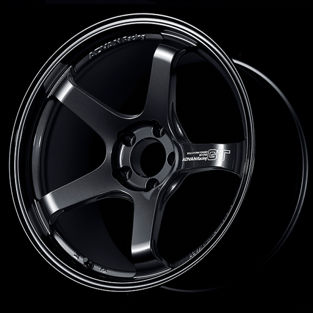 Advan GT Beyond 19x9.5 +38 5-114.3 Racing Titanium Black Wheel