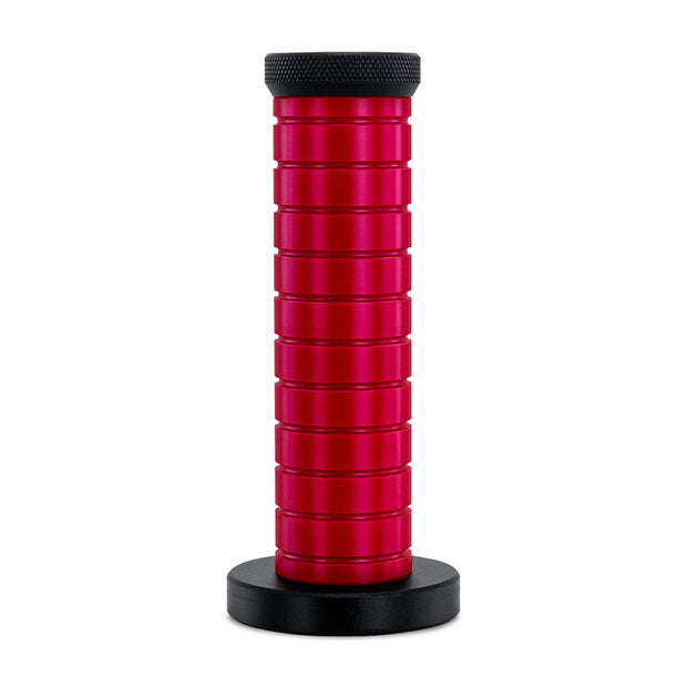 Mishimoto Weighted Grip Shift Knob - Black / Red
