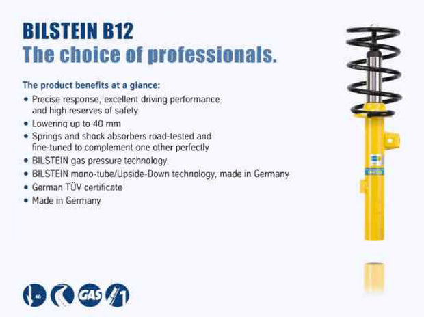 Bilstein B12 (Pro-Kit)  01-05 VW Jetta 1.8L/2.8L Front & Rear Suspension Kit