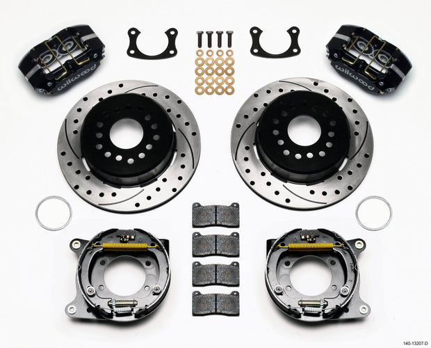 Wilwood Dynapro Dust-Boot P/S Park Brake Kit Drilled New Big Ford 2.50in Offset