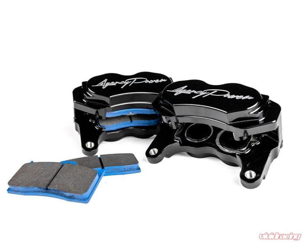 Agency Power Big Brake Kit Front and Rear Black Polaris RZR Turbo 14-18