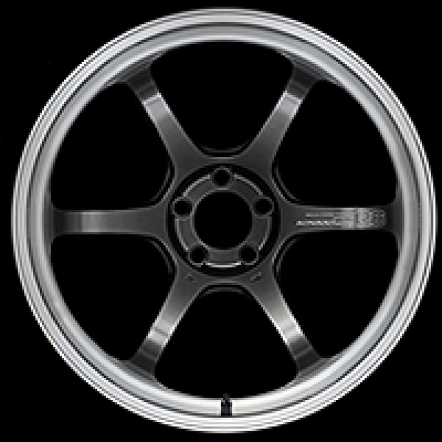 Advan R6 18x8.5 +37 5-114.3 Machining & Racing Hyper Black Wheel