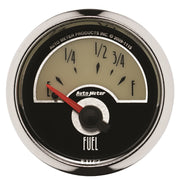 AutoMeter Gauge Fuel Level 2-1/16in. 73 Ohm(e) to 10 Ohm(f) Elec Cruiser