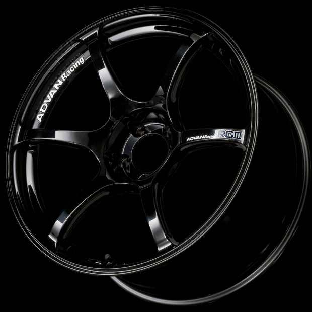 Advan RGIII 18x9.0 +25 5-114.3 Racing Gloss Black Wheel