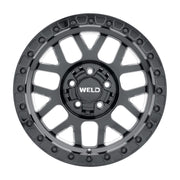Weld Off-Road W902 17X9.0 Cinch Beadlock 5X127 5X139.7 ET-12 BS4.50 Gloss Black MIL 87.1