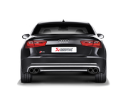 Akrapovic 13-17 Audi S6 Avant/Limousine (C7) Evolution Line Cat Back (Titanium) w/ Carbon Tips