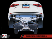 AWE Touring Edition Exhaust for Audi B9 S4 -102mm Tips