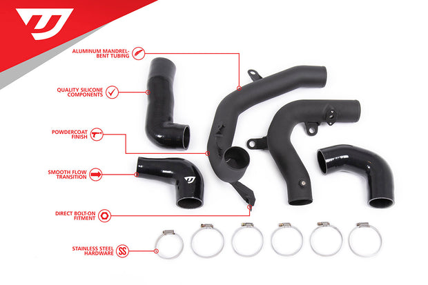 UNITRONIC CHARGE PIPE UPGRADE KIT FOR 1.8/2.0 TSI MQB