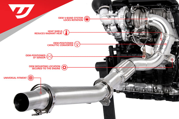 2.0 TSI Gen 3 FWD MQB Downpipe