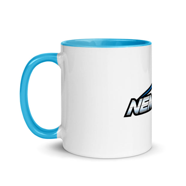 Nemesis mug with Nemesis blue color Inside